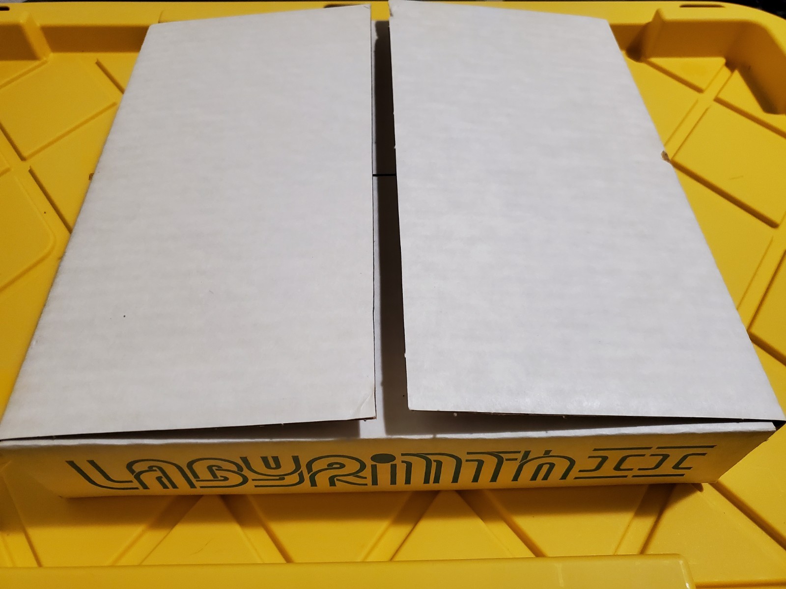Rare old 1975 Marble Labyrinth II Wood Tilt Maze Knob Game from Mag-nif