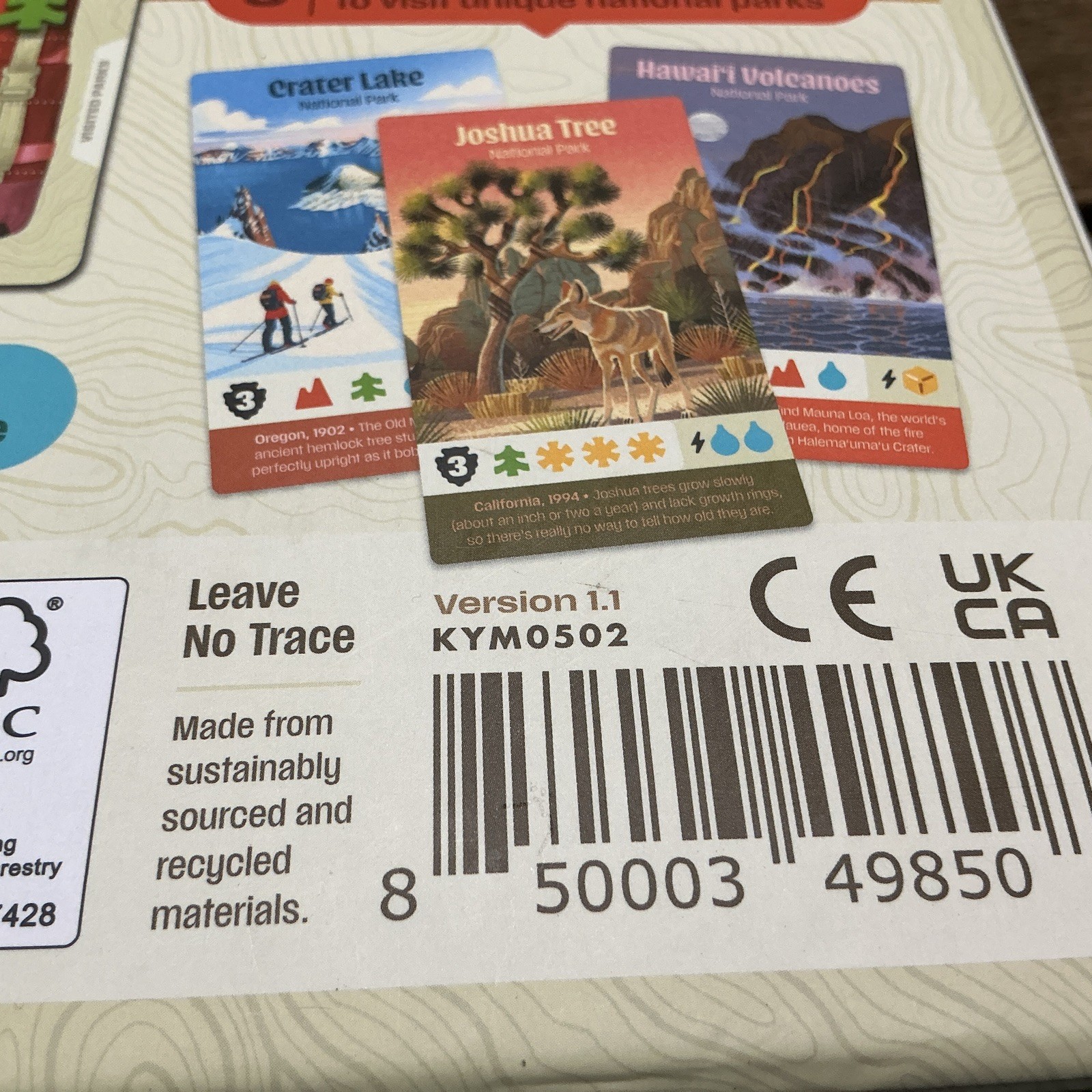 Keymaster Games: Parks Version 1.1 – Board Game – New Open Box