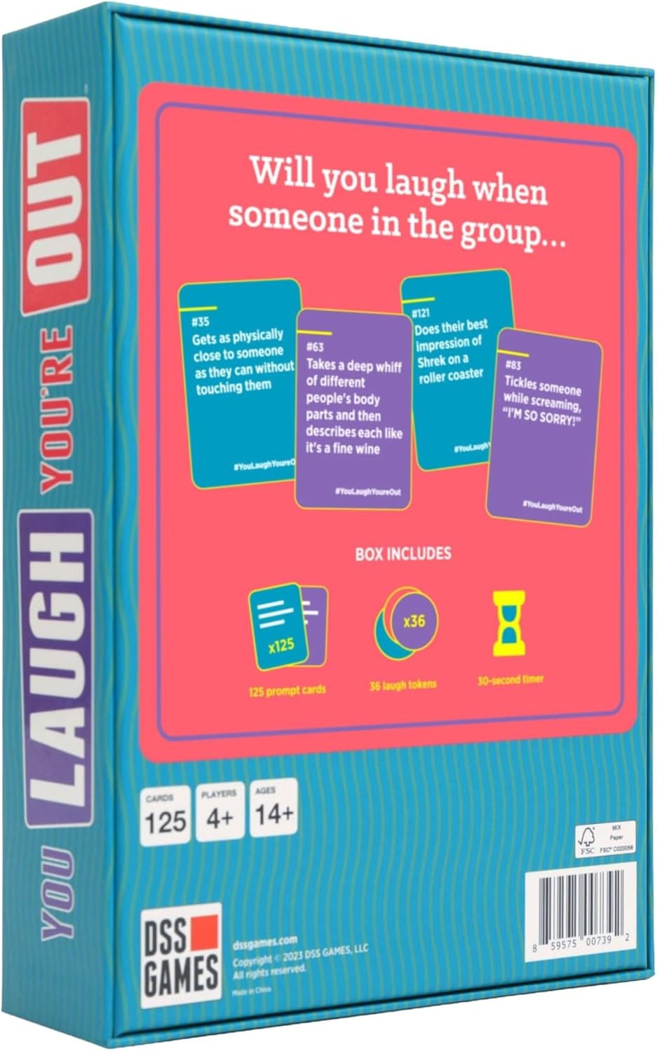 You Laugh You’Re Out [A Party Game with Hilarious Charades Family Card Games for