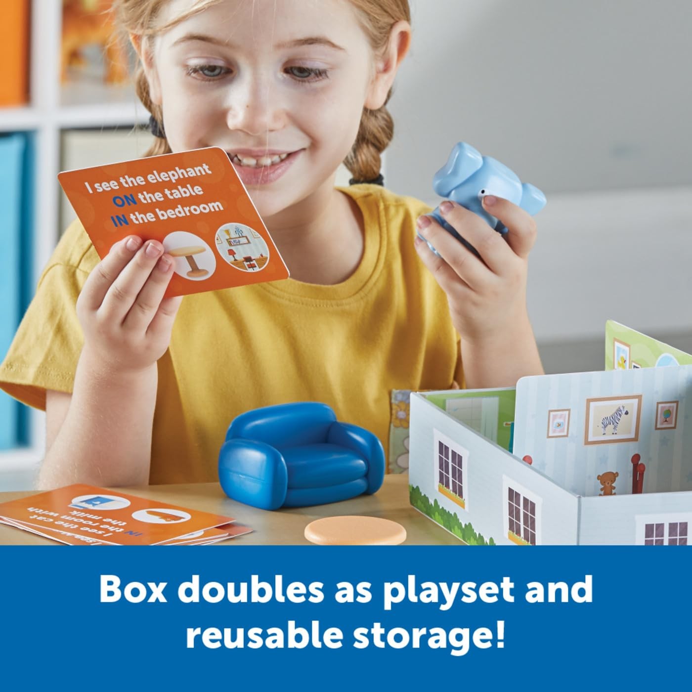 Learning Resources Elephant In The Room Positional Word Activity Set – Toddler