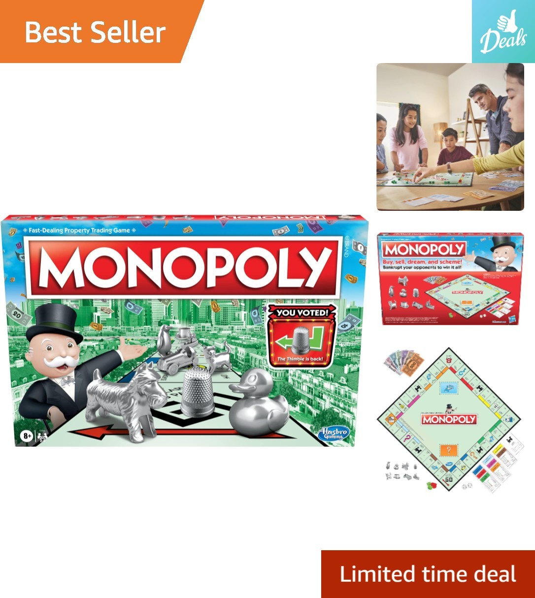 Family Board Game for 2-6 Players – Fast-Paced Property Trading Fun