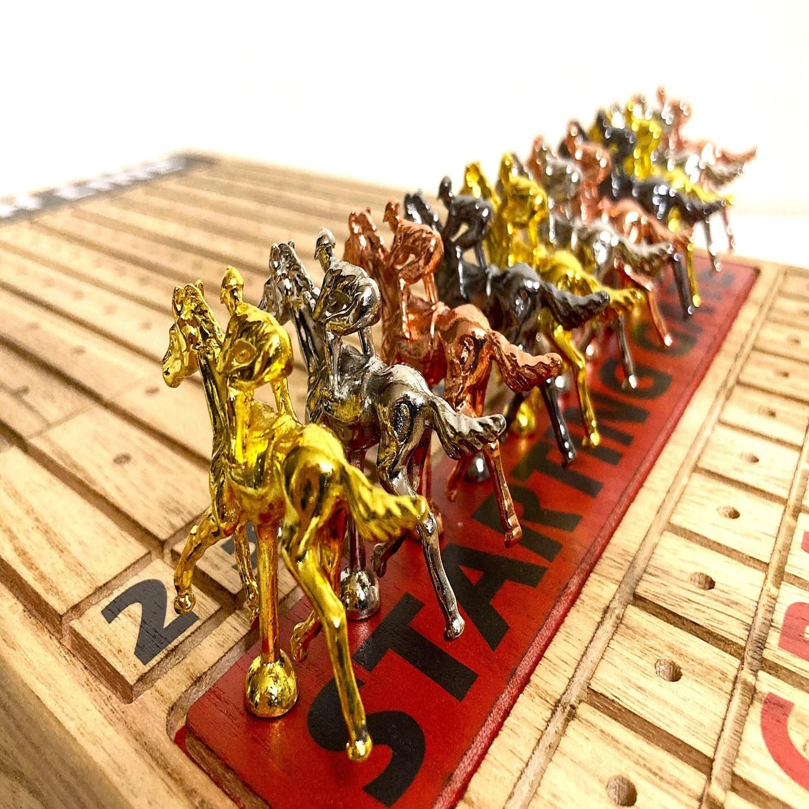 Horse Racing Game for Adults, Foldable Horse Race Board Game with 11 Luxuriou…