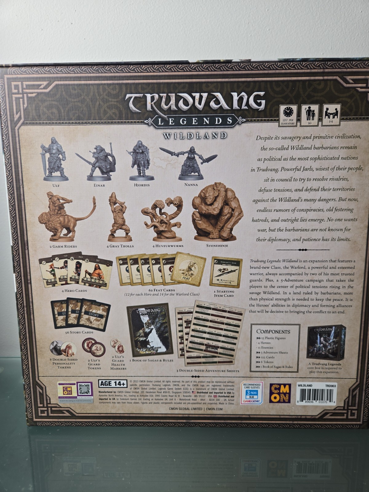 Trudvang Legends Wildland Board Game Expansion KS Exclusive Kickstarter CMON New