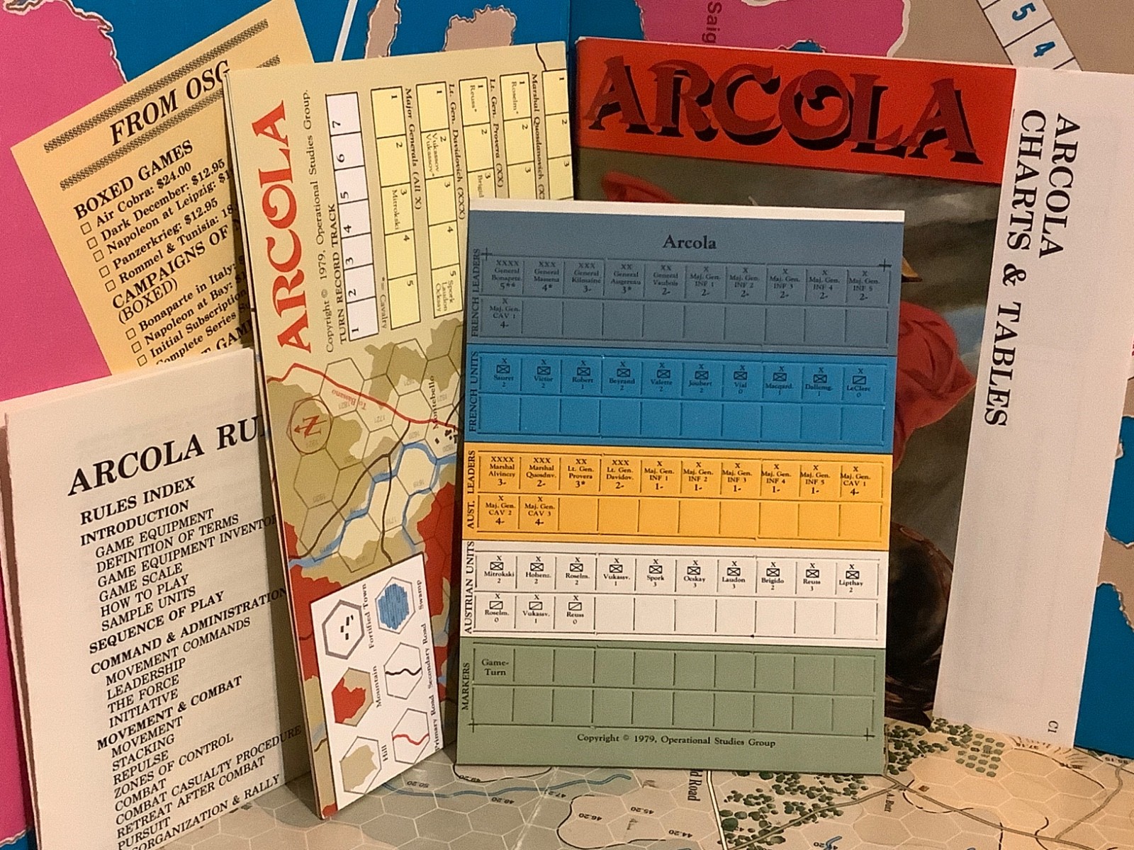 OSG Ziploc Game LOT Arcloa/Legend Robin Hood/Battles of the 100 Days UNPUNCHED