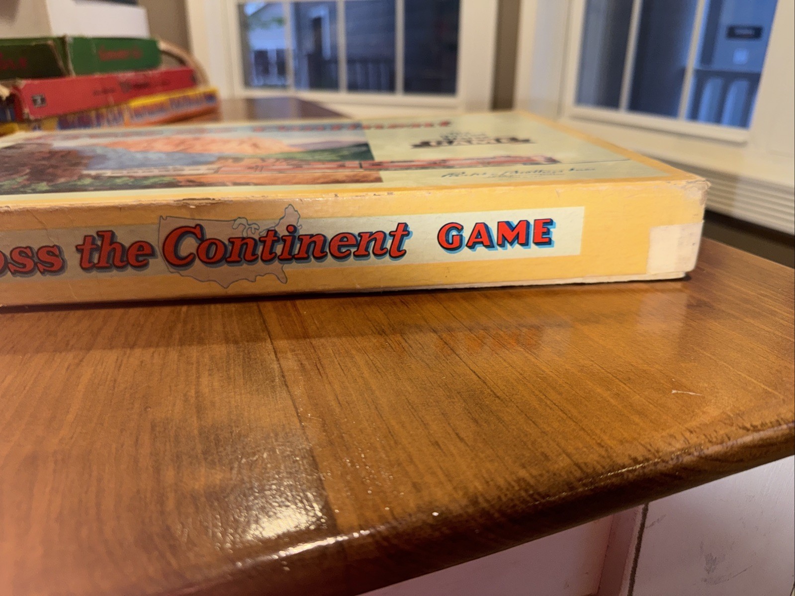 Vintage Parker Brothers Across the Continent Board Game Complete