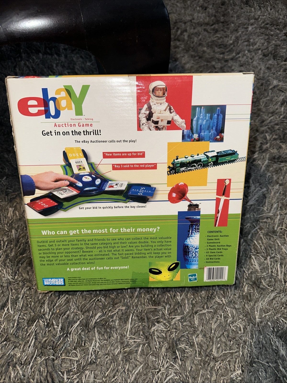 Vintage 2001 EBAY Electronic Talking Auction Board Game Hasbro Parker Bros. New