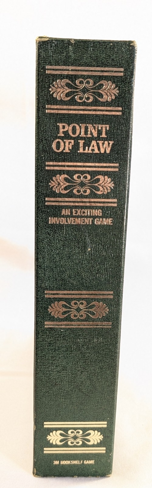 Vtg 3M Bookshelf Game POINT OF LAW Role-playing Involvement Open Box Unused 1972