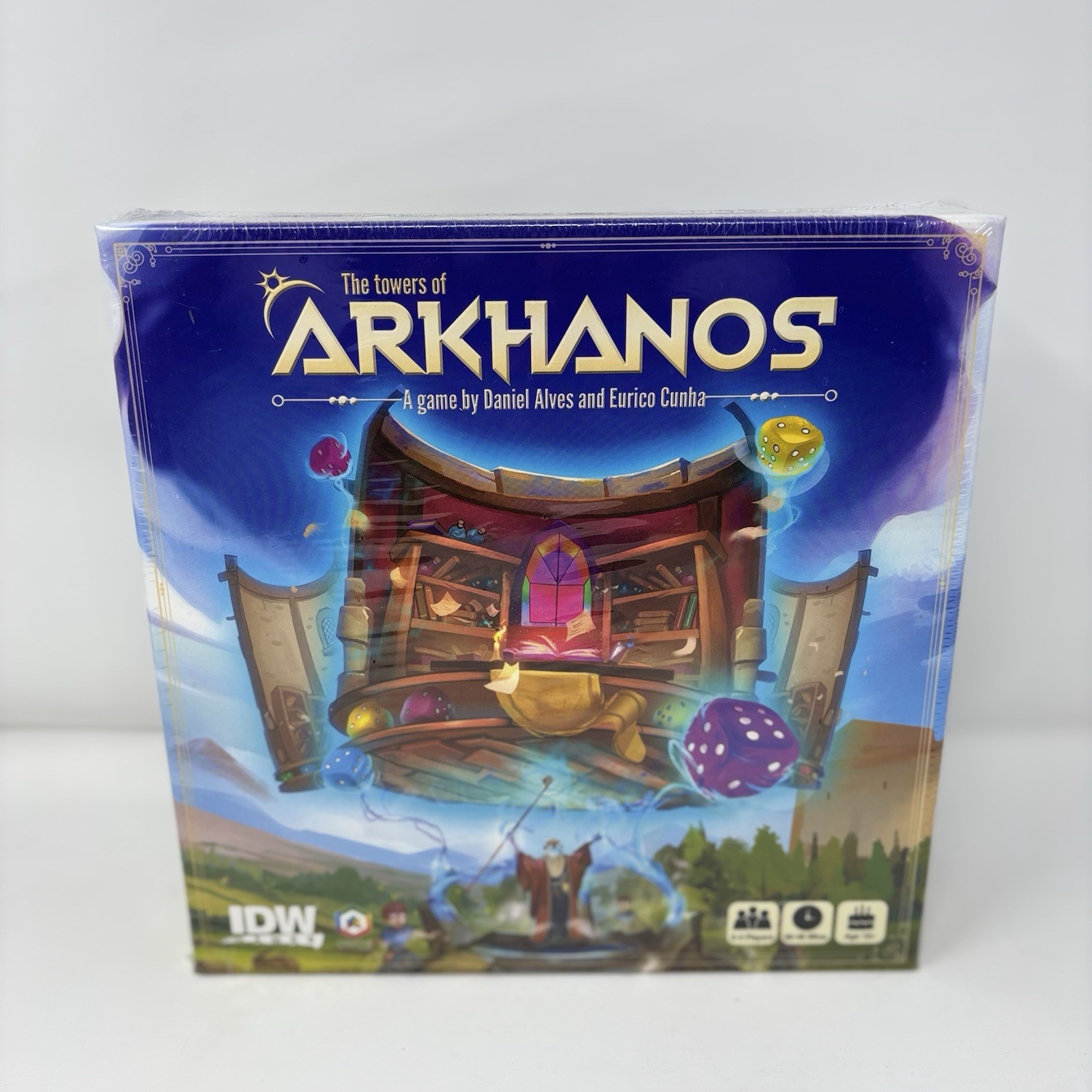 The towers of ARKHANOS Board Game IDW New Sealed Strategy Dice Drafting