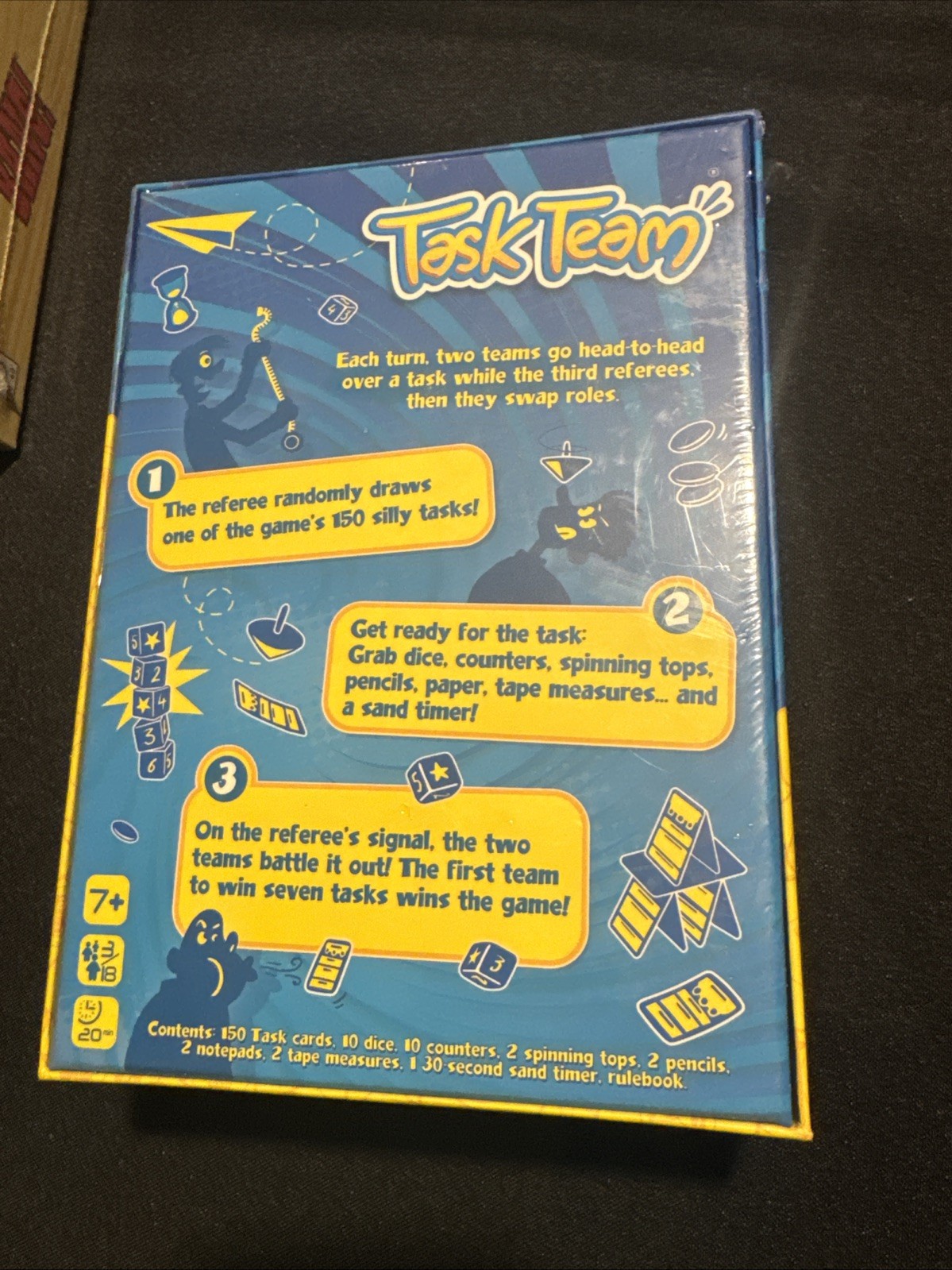 GIGAMIC Task Team Compete in a Crazy Task-Off Party Game Adults Families,Ages 7+