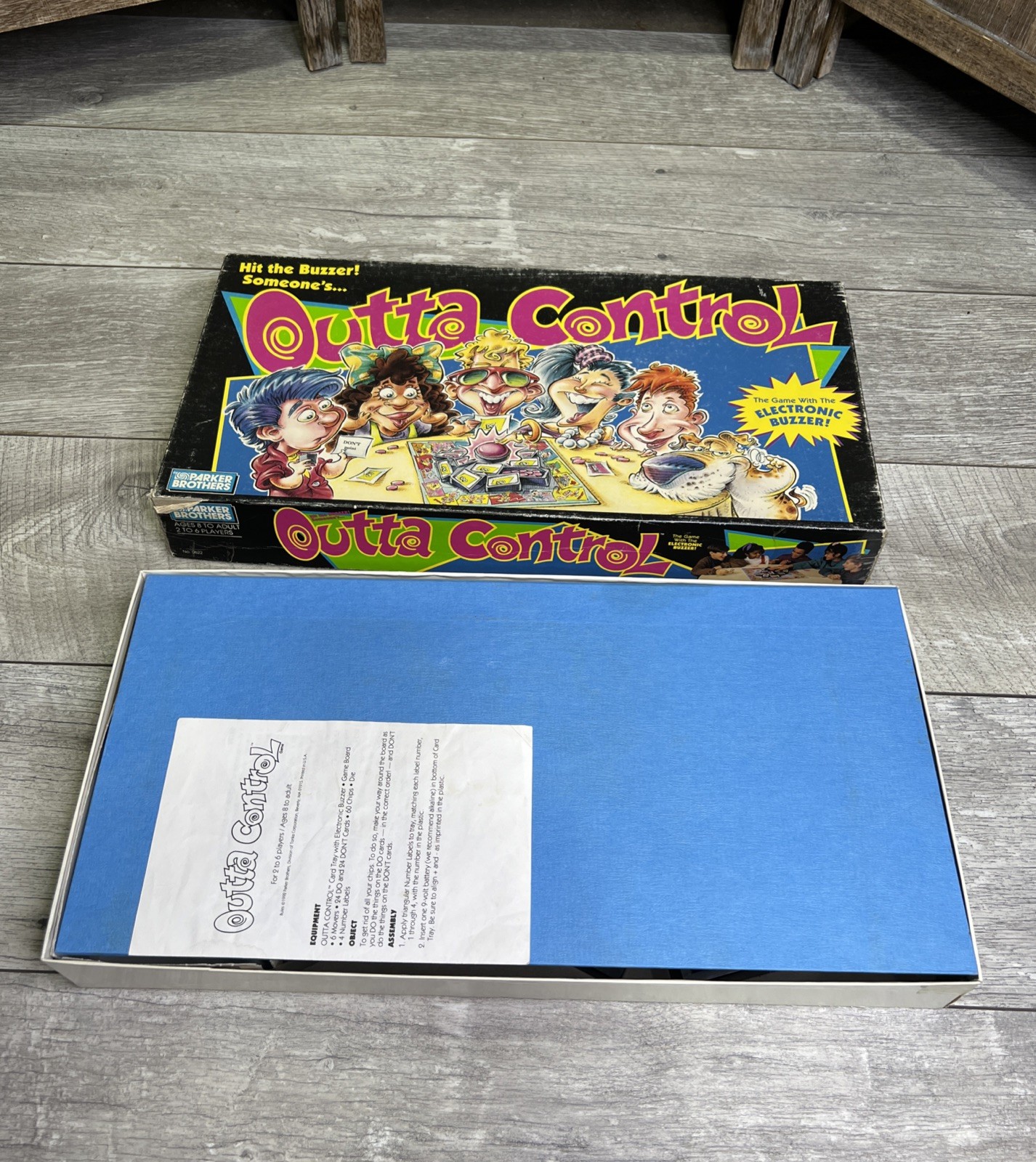 Vintage 1992 Parker Brothers Outta Control Electronic Board Game – 100% Complete