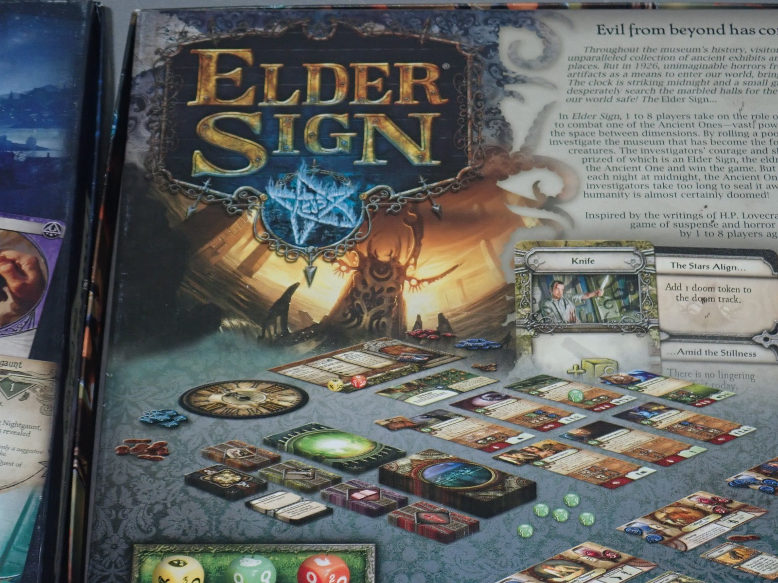 Arkham Horror The Card Game + Elder Sign Arkham Files