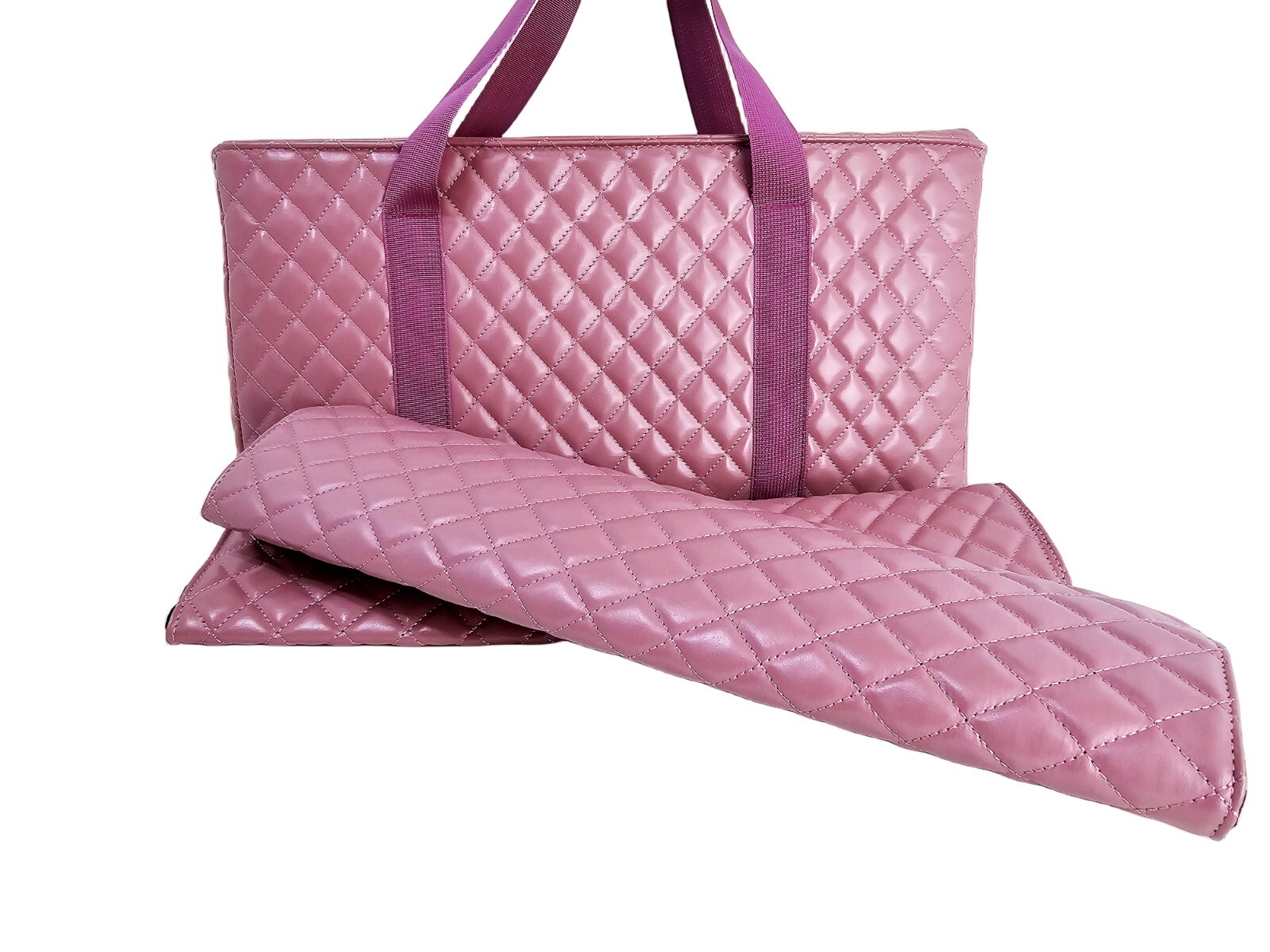 Pink PU Carrying Bag, American Mah Jongg Set, Western Mahjong set, Tile game.