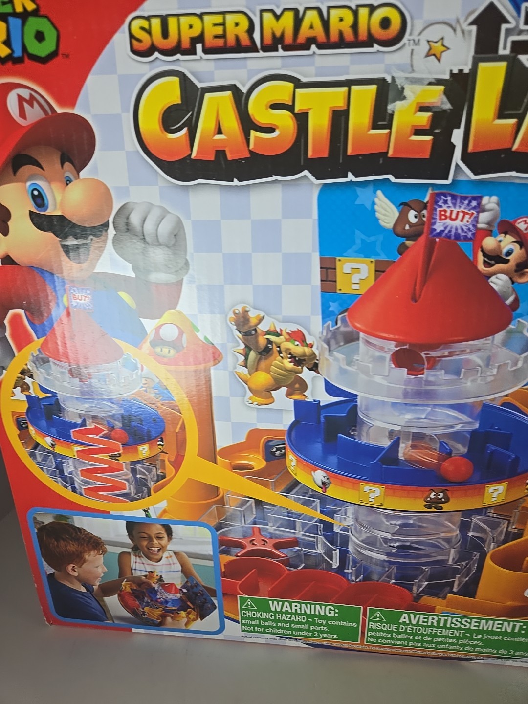 Super Mario Bros Castle Land Tabletop Video Game Based Rare Toy Epoch Ball Maze
