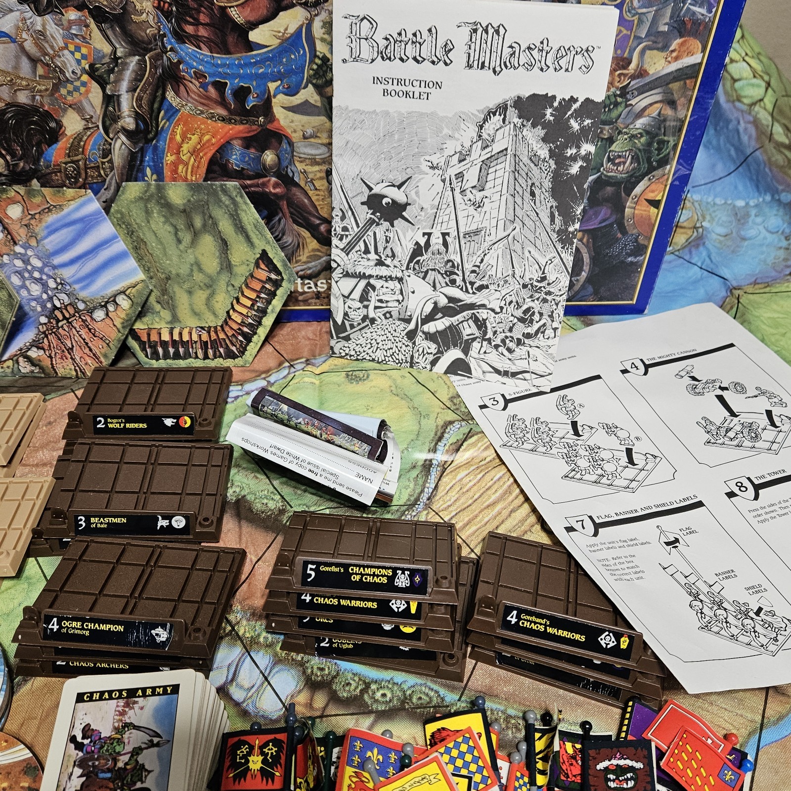 Battle Masters The Epic Game of Fantasy Battles1992 Milton Bradley Near Complete