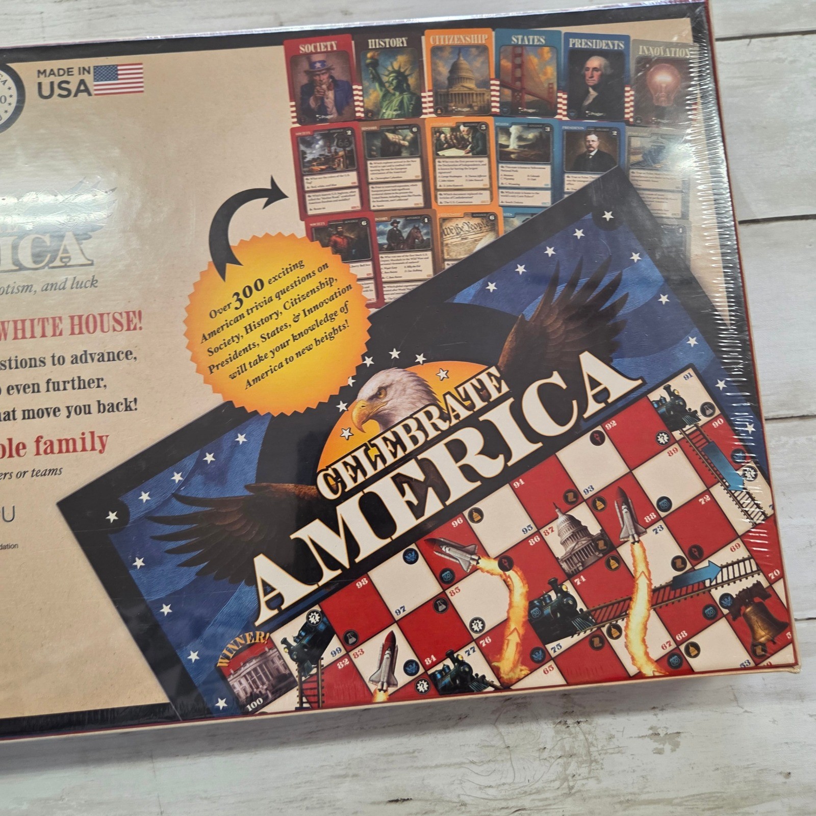 PragerU Celebrate America Race to the White House Board Game Patriotic NEW
