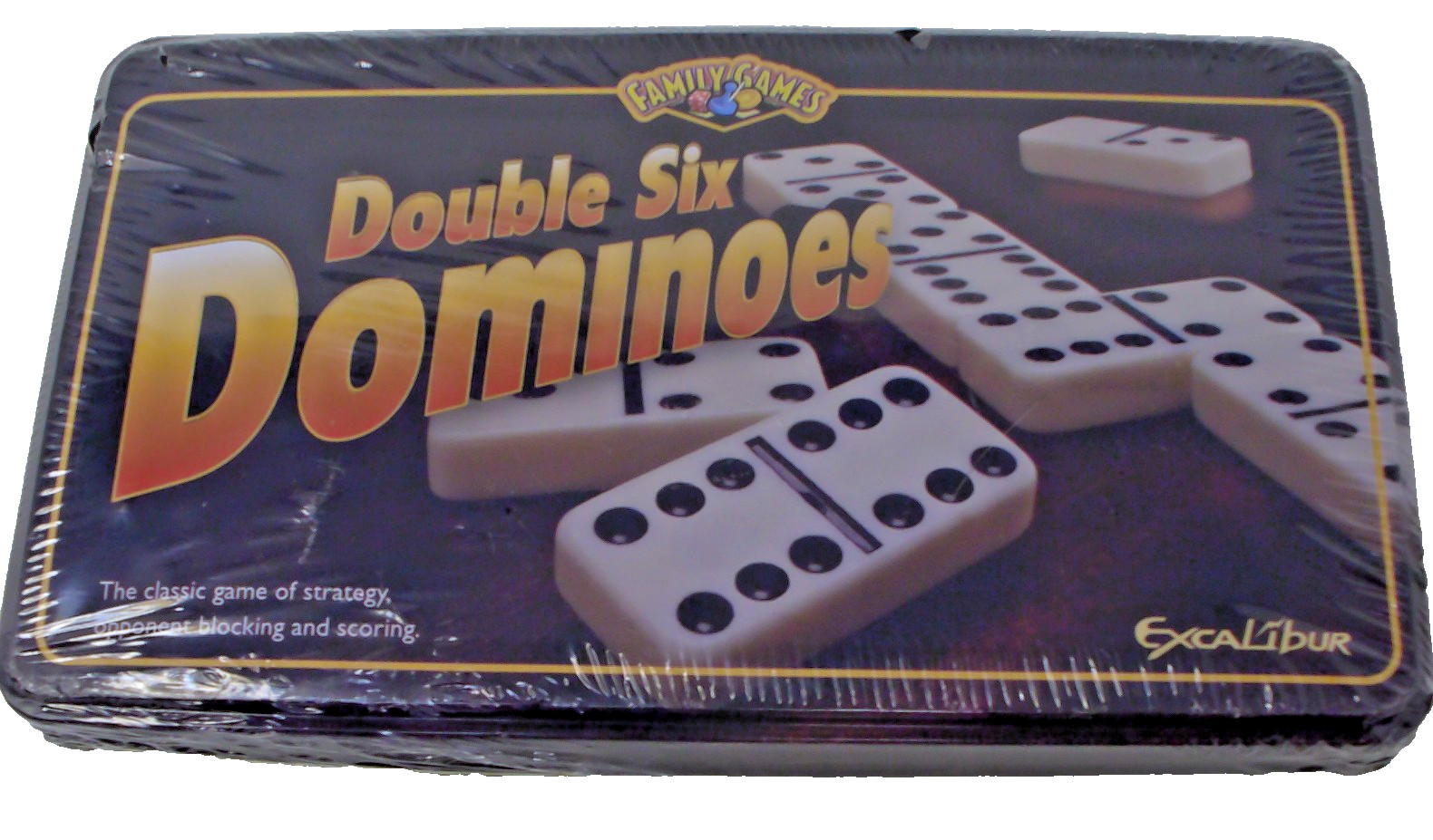 Double Six Dominoes Game Strategy 28 Piece Family Game New