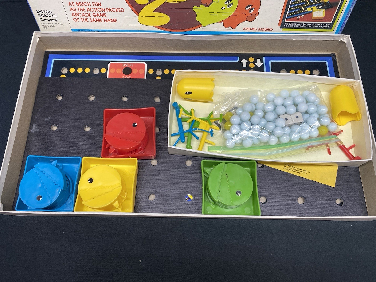 Vintage 1982 Pac-Man Board Game by Milton Bradley MB | Retro Arcade Classic