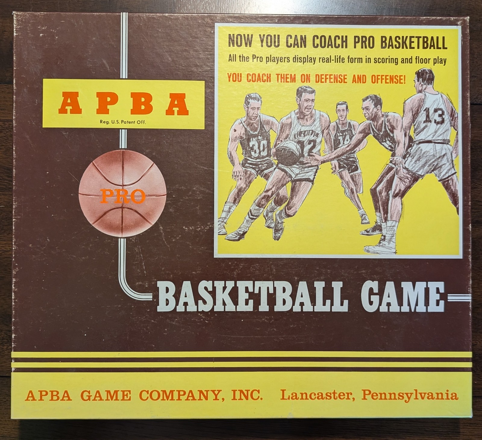 1979-1980 APBA Pro Basketball Board Game Some Unpunched 22 Teams