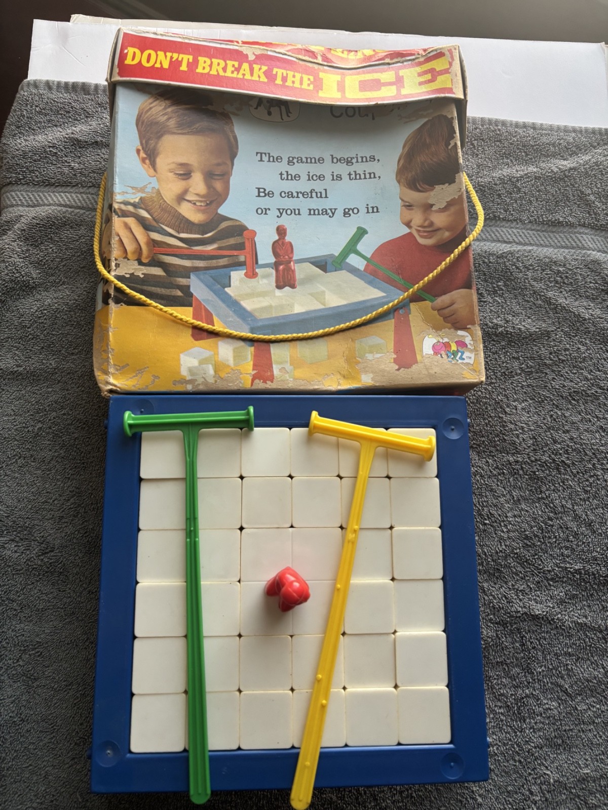 Vintage Original Don’t Break the Ice Game Schaper 1969 Good Condition With Box