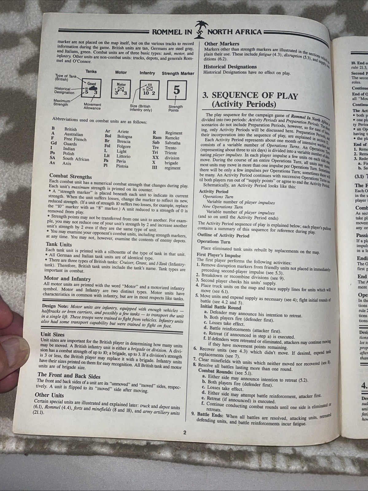 West End Games. 1986. Rommel In North Africa. Punched VGC.