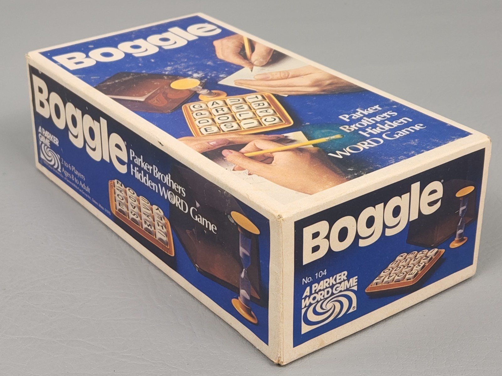 Vintage 1976 Boggle Hidden Word Game Parker Brothers COMPLETE