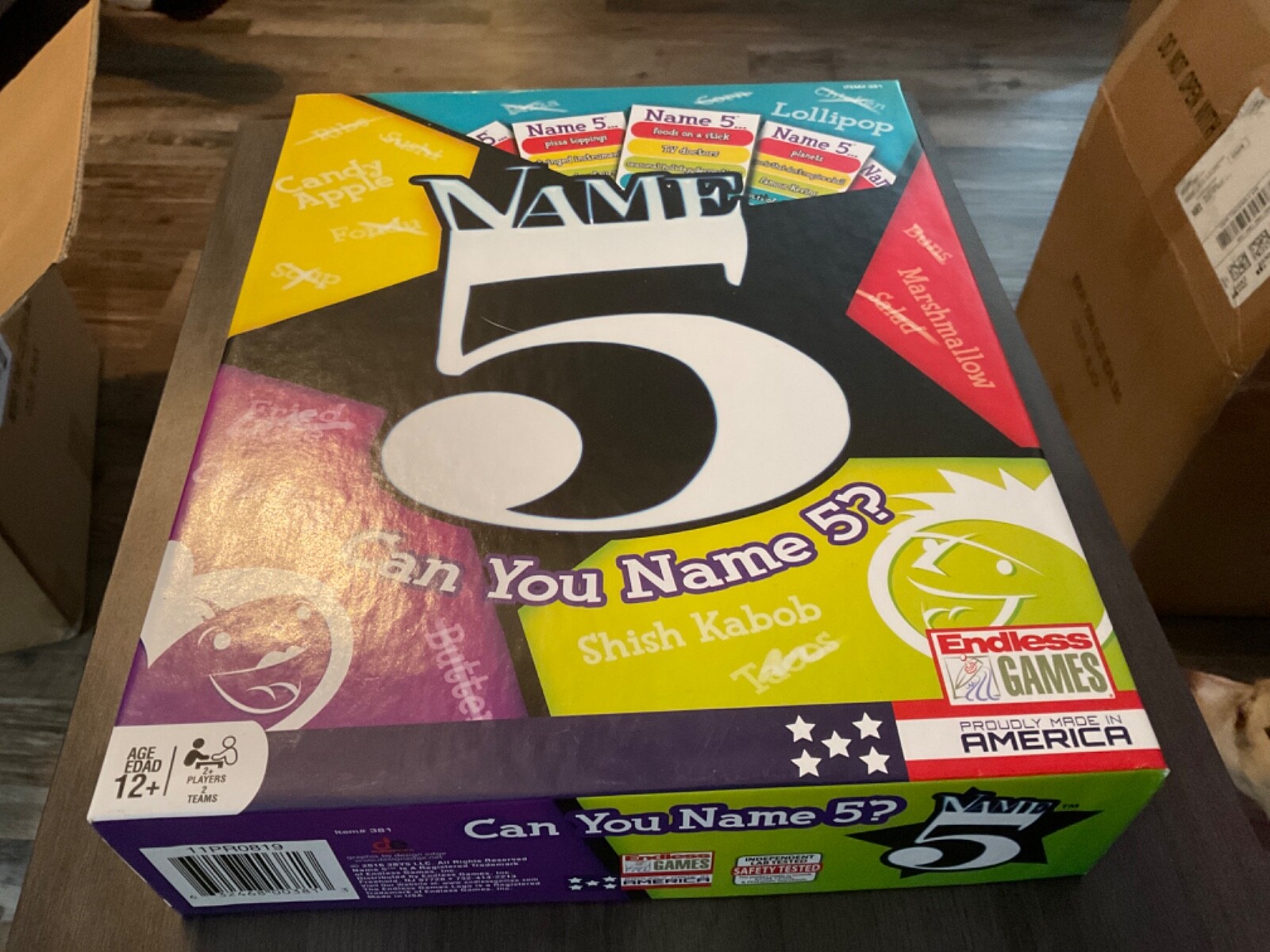 Name 5 Game Can You Name 5 Age 12 Plus Family Board Game