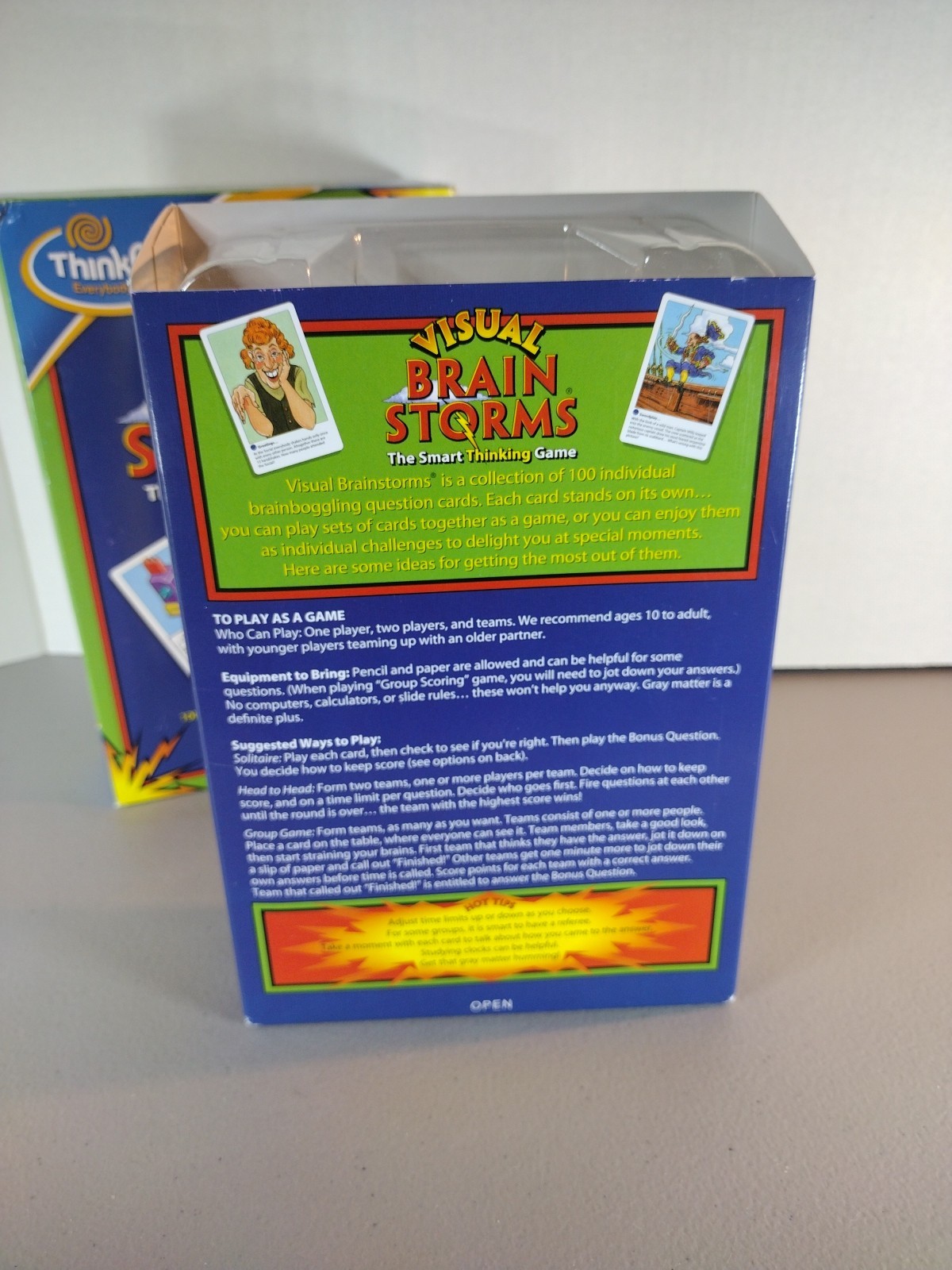 Thinkfun Visual Brain Storms The Smart Thinking Game Ages 10 to Adult Game