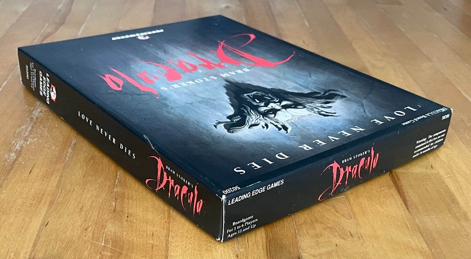 BRAM STOKER’S DRACULA BOARD GAME – COMPLETE & UNPUNCHED – LEADING EDGE GAMES