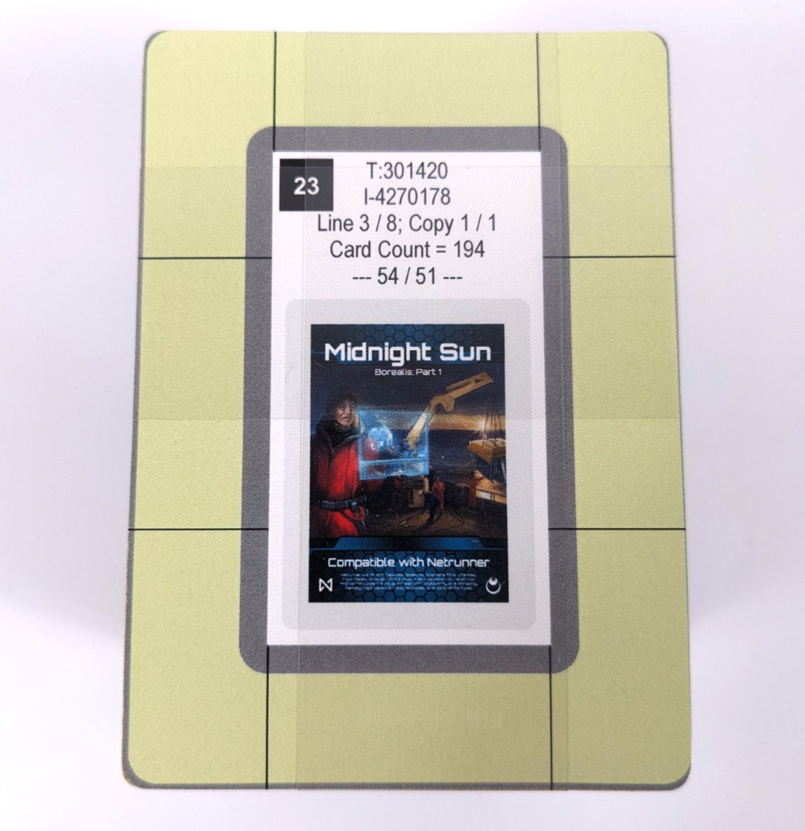 ANDROID NETRUNNER Null Signal Games Nisei MIDNIGHT SUN Expansion Borealis NEW