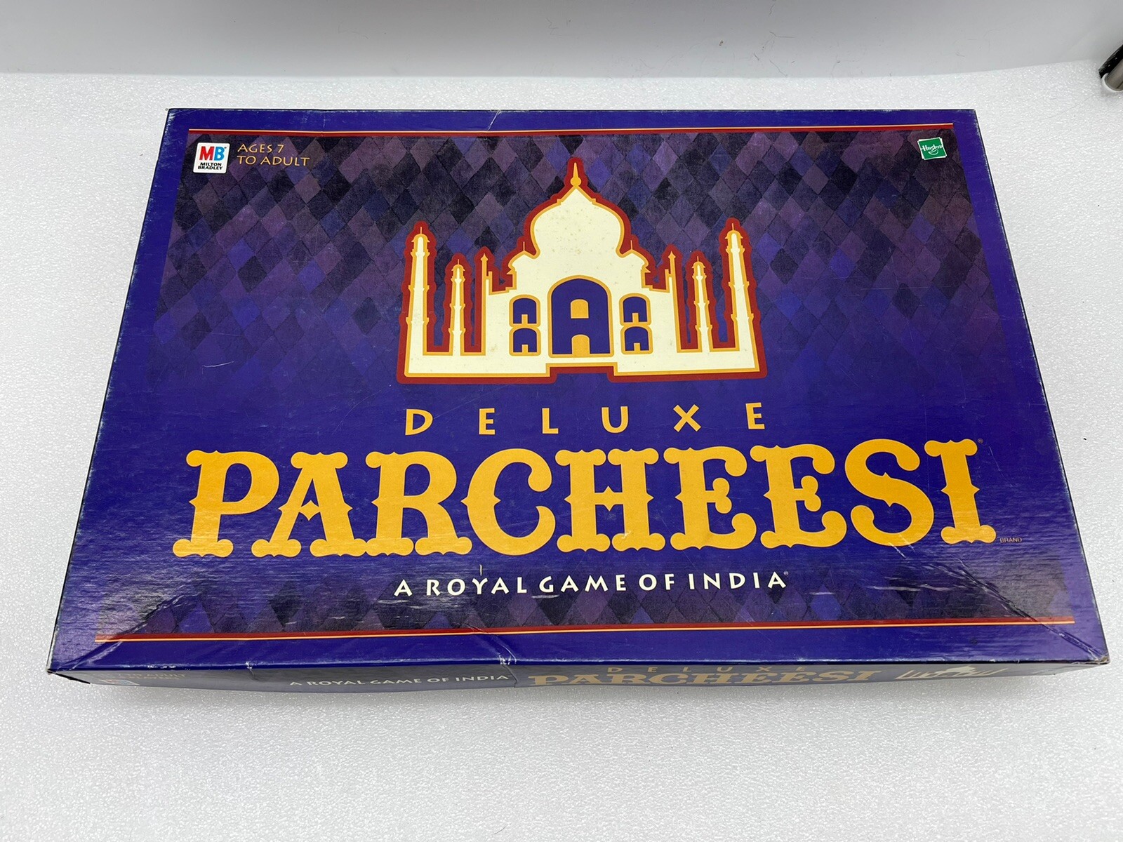 VINTAGE “Deluxe Parcheesi” Game by Milton Bradley – 1999 Edition – 100% COMPLETE