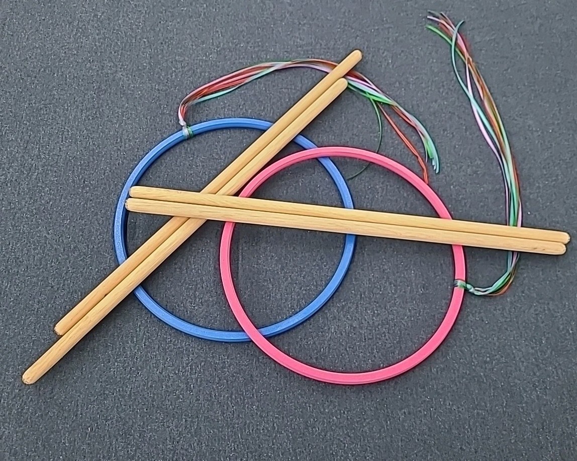 Game Of Graces – 2 Rings & 4 Sticks – Any color! – Great Multi Discount