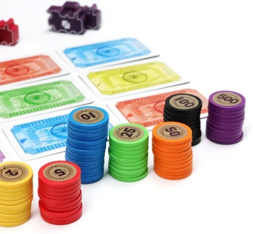 Playte Mini Chip 120 Premium Heavy 1.7g Board Game Tokens Set.