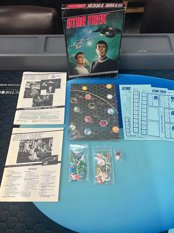 Vintage 1985 Star Trek The Adventure Game by West End Games