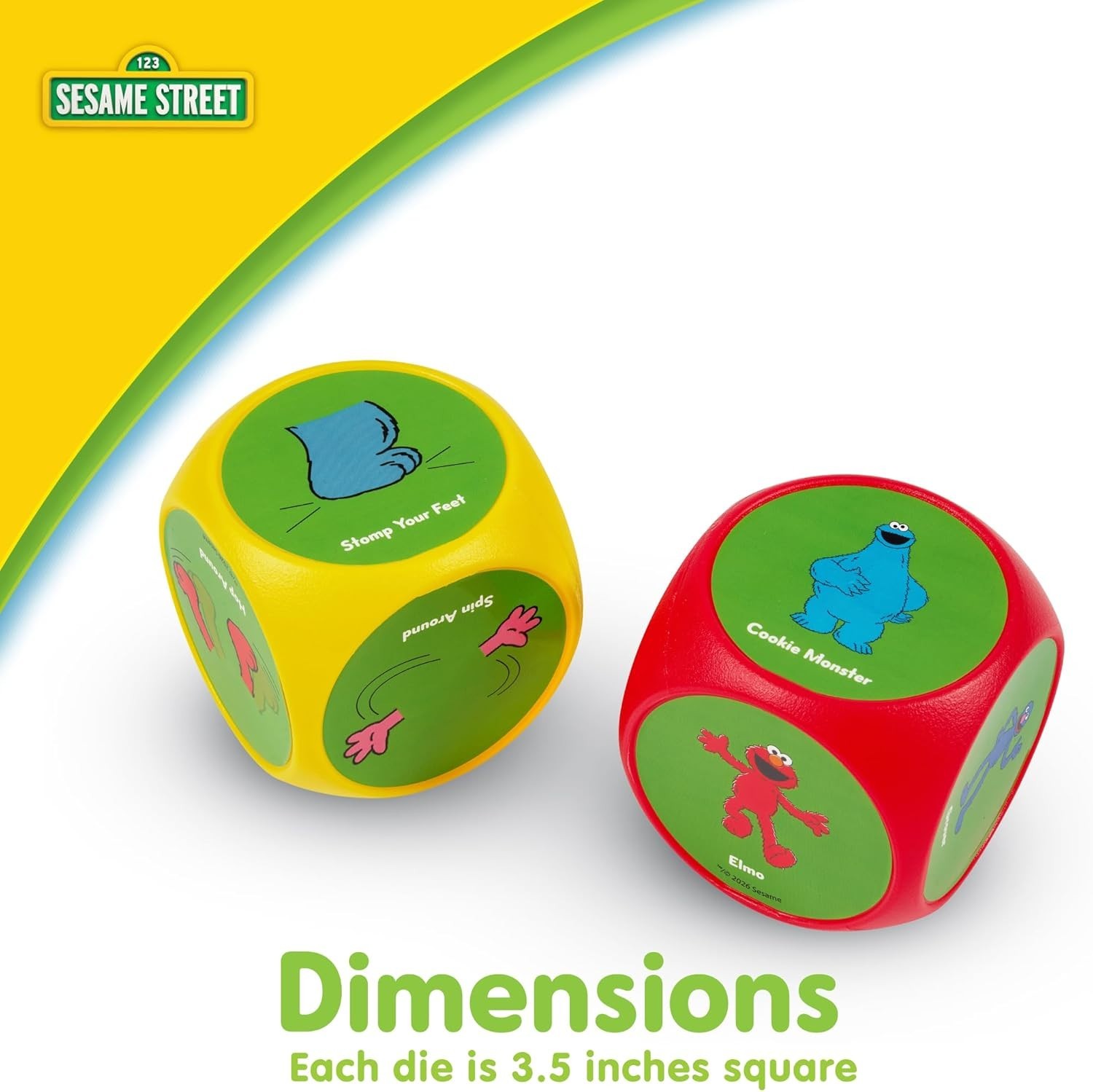 Sesame Street Dice Imagination Act Out the Action Game | Family Game Night fo…