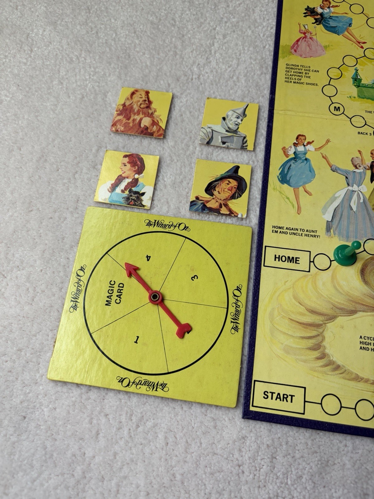 Vintage 1974 Cadaco Wizard of Oz Board Game No 406 Complete MGM Movie Classic