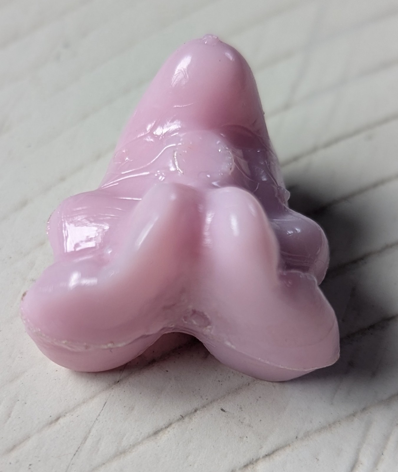GOGO’S Vintage CRAZY BONES Solid Light Pale PINK EGGY Original 1996 Classic 1″