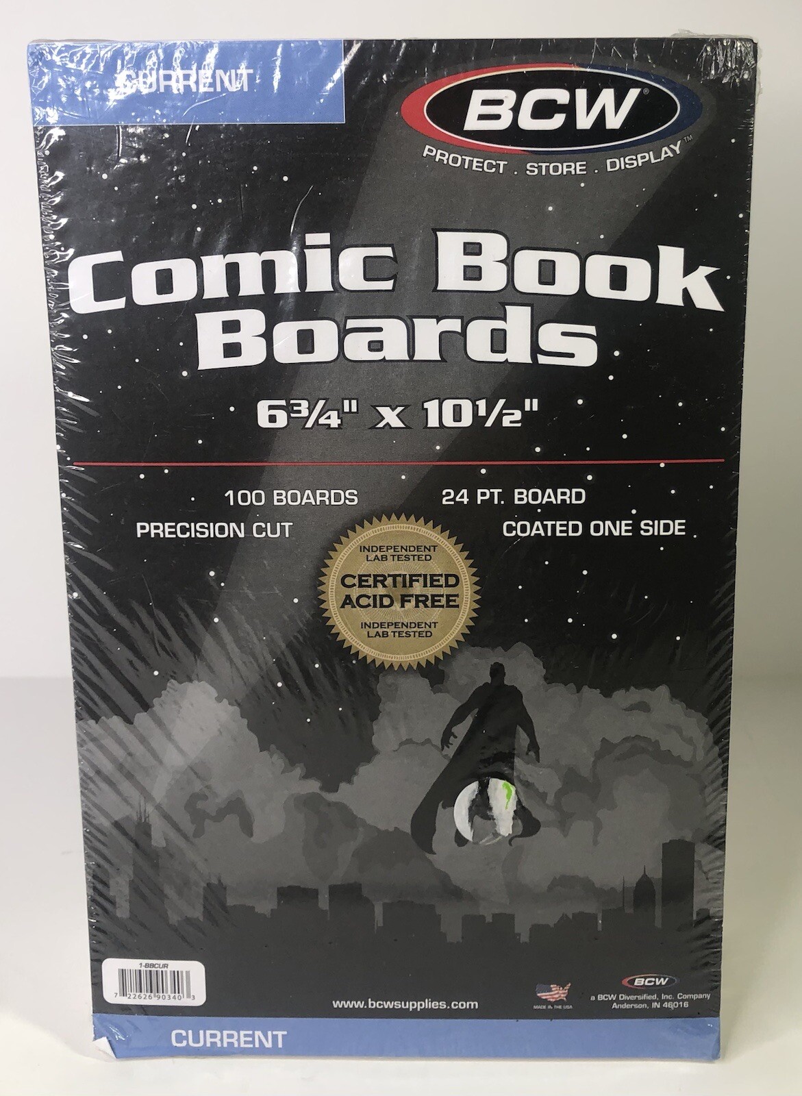 Modern Comic Book Acid Free Backing Boards white backers Pack 100 BCW