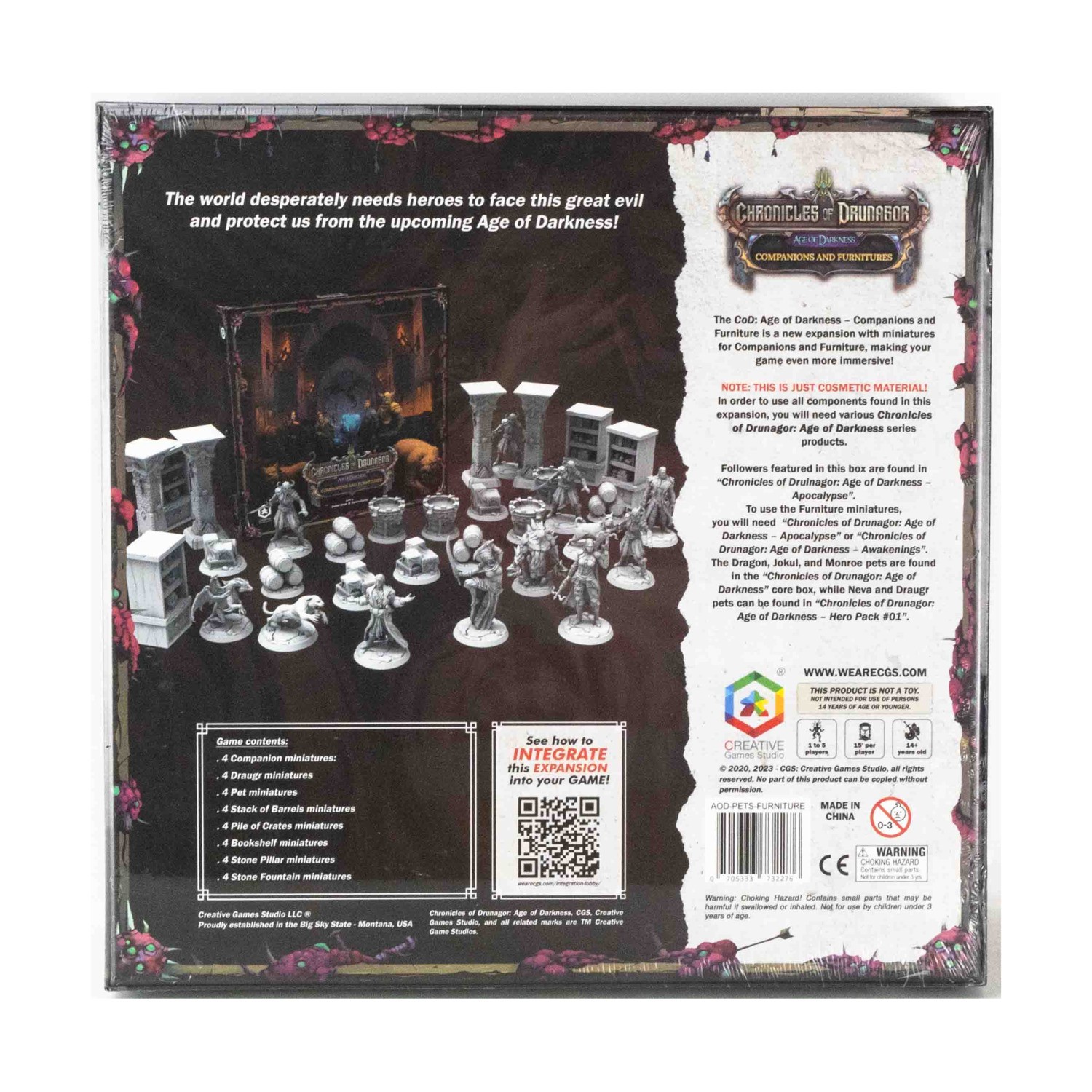 Creative Games Board Game Companions and Furnitures Box SW (New)