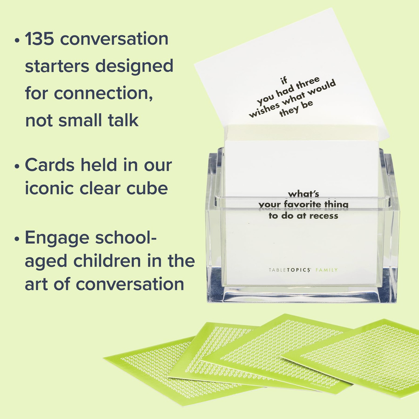 Family Conversation Cards for Kids & Parents with 135 Questions for Fun & Con…