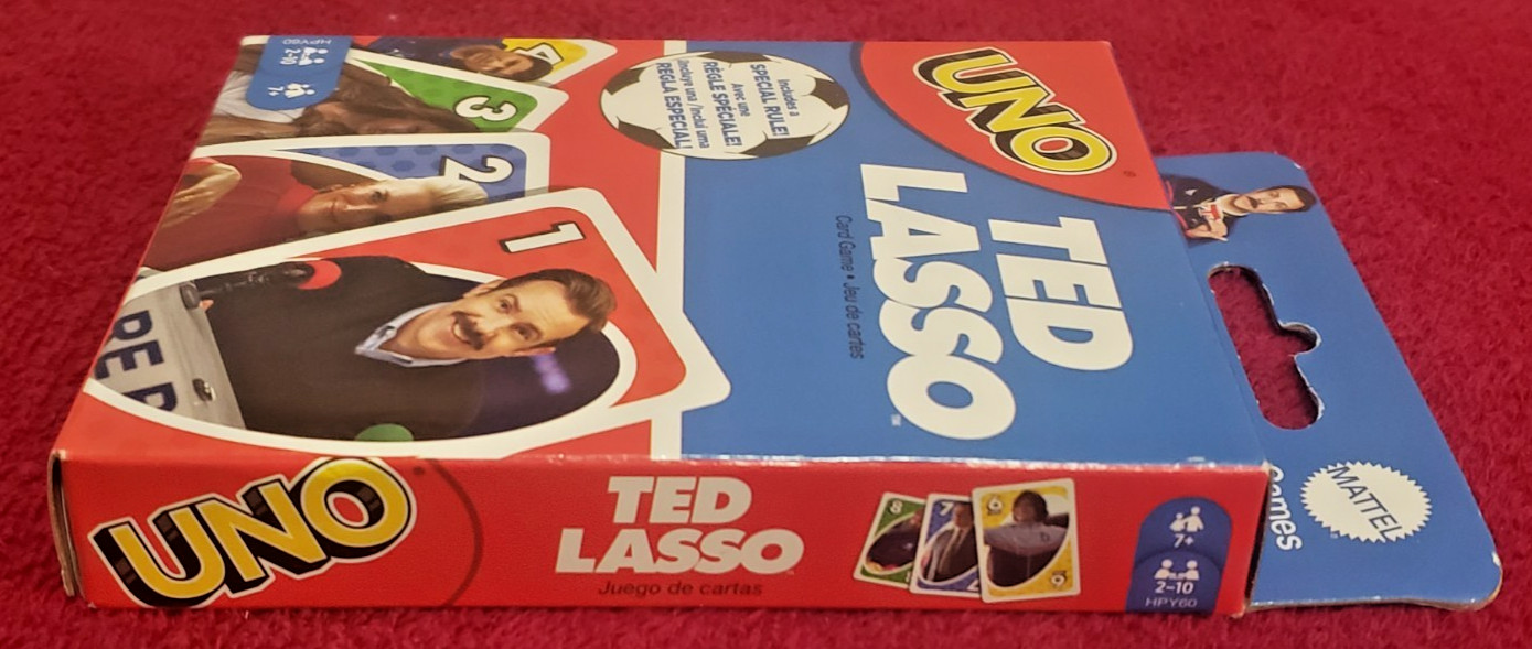UNO Ted Lasso Ed. Card Game_Mattel_2-10 Players_Age 7+_Special Rules_SHIPS FAST