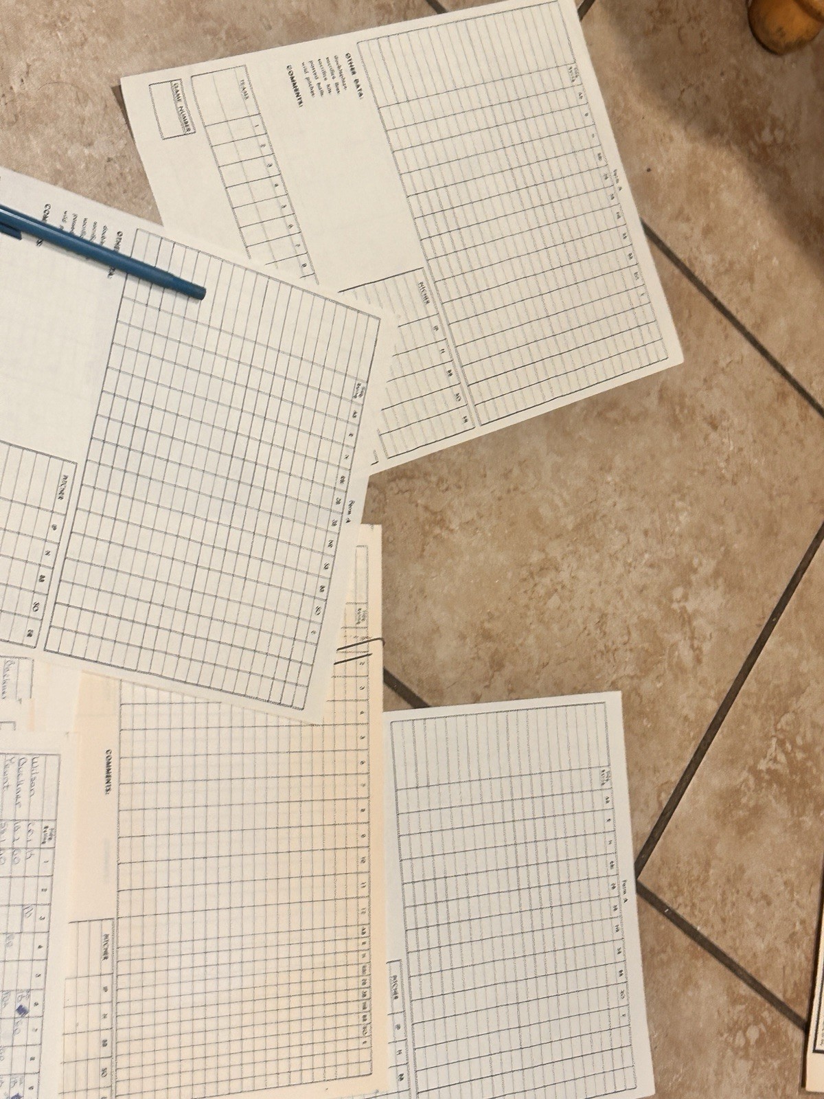 Vintage 1 Strat-O-Matic Baseball Board Game – 980 Season Stats Incomplete