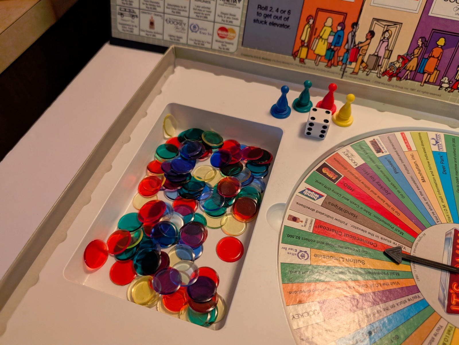 Vintage 1987 IT’S ONLY MONEY BOARD GAME Family Game Night 2-4 players 12 and up