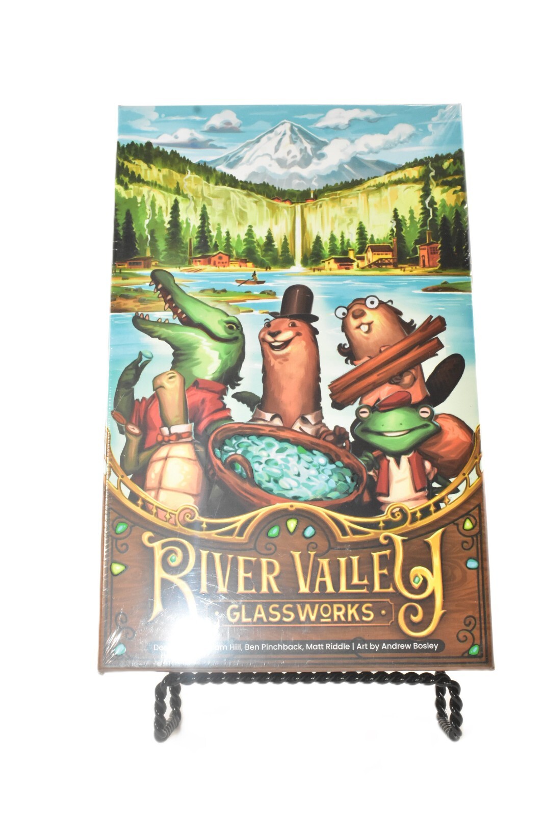 RIVER VALLEY GLASSWORKS FAMILY STRATEGY BOARD GAME AGES 8+ BY ALLPLAY