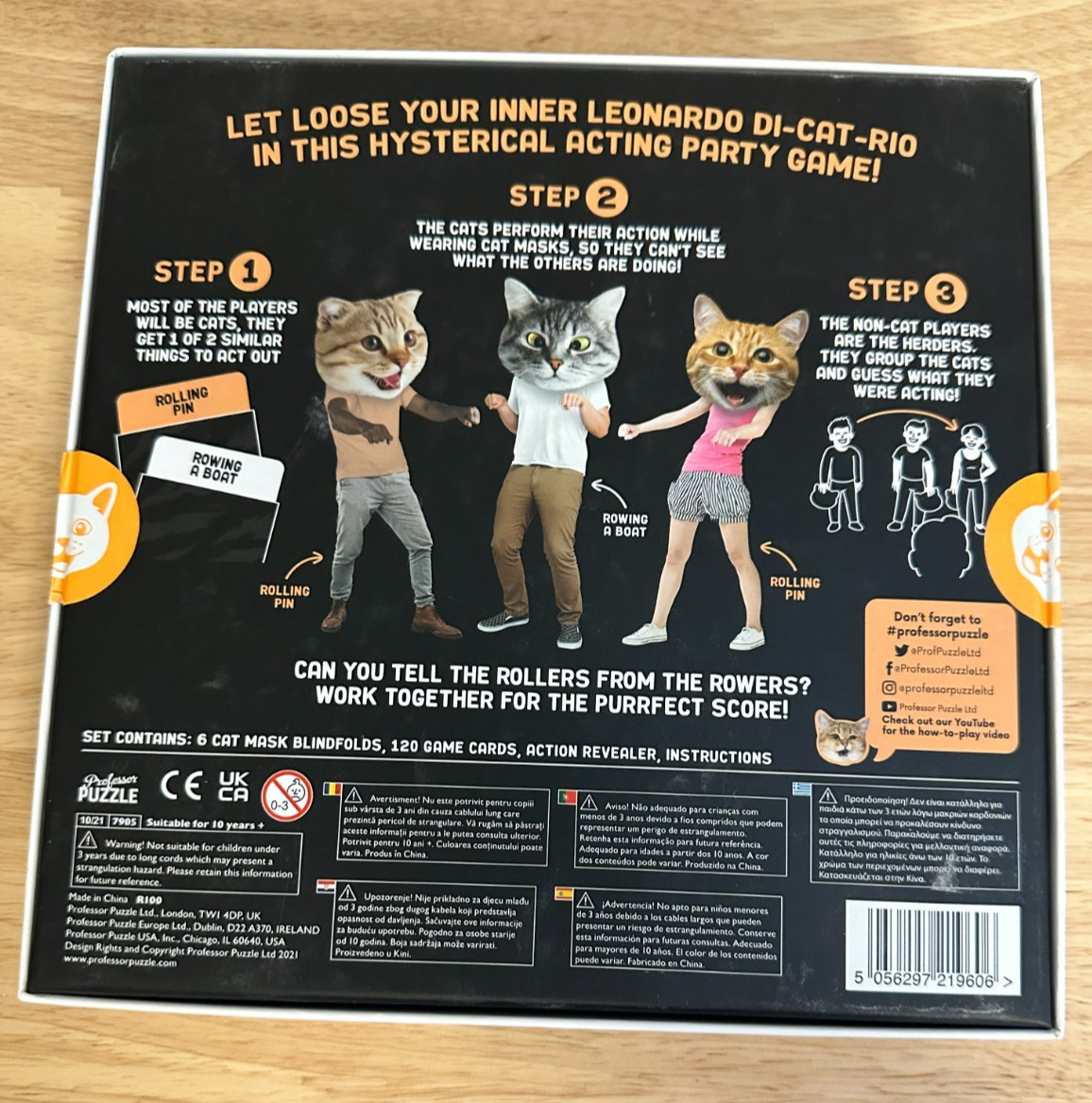 Like Herding Cats Hilarious Acting Game 3-10 Players Ages 10+ NIB