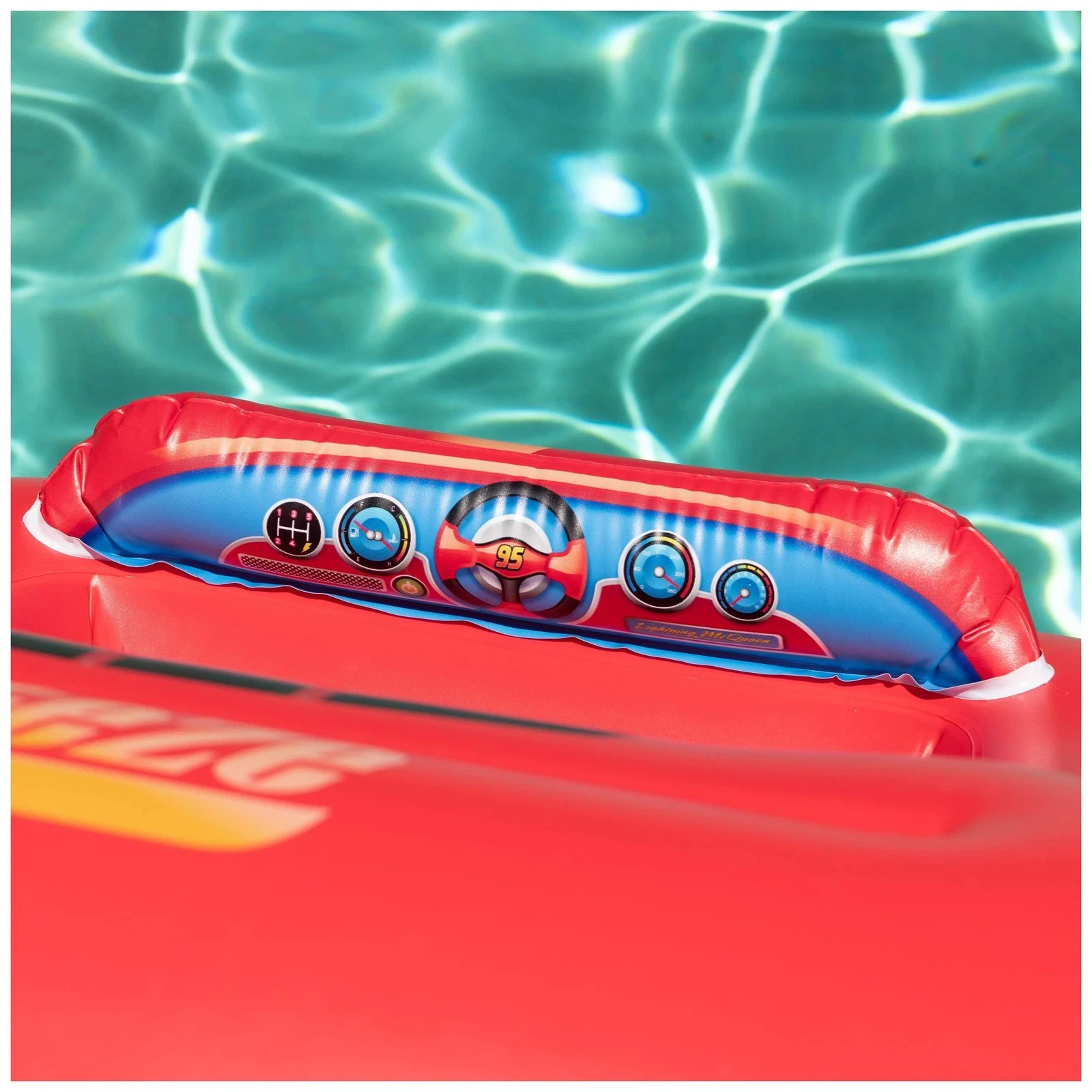 Inflatable Water Boat Disney Pixar Cars Pool Float Toy Kids Ages 3+ SwimWays