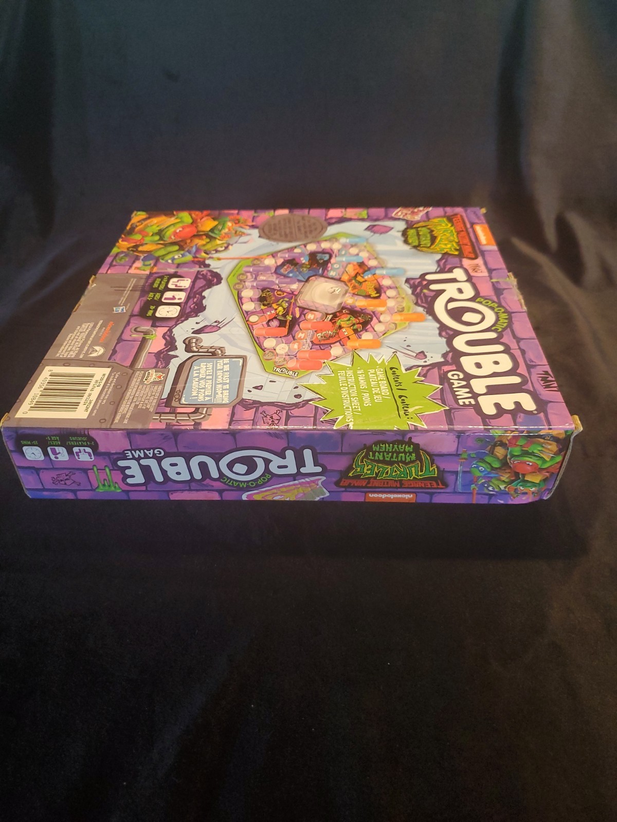 Teenage Mutant Ninja Turtles Mutant Mayhem Pop‑O‑Matic Trouble Board Game ~ NEW!