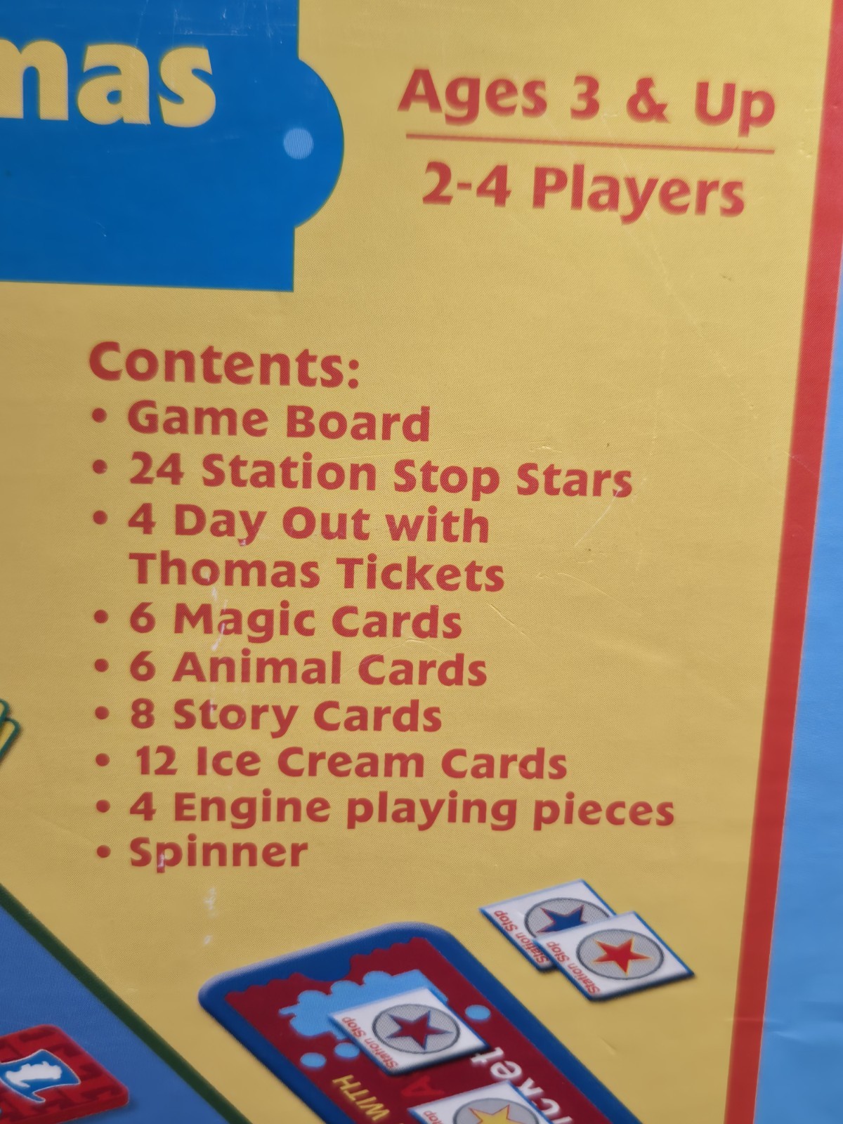 Thomas & Friends Tank Engine A DAY OUT WITH THOMAS Board Game Briarpatch 2005