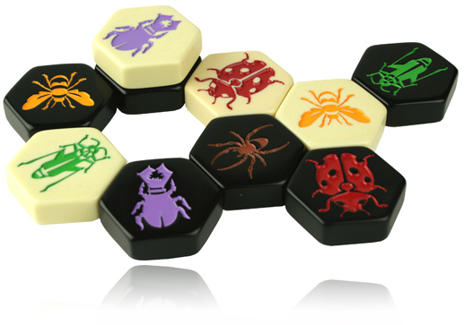 Hive Tile Game: The Ladybug Expansion – Adds 2 Pieces Gen 42 TCI 009 Booster