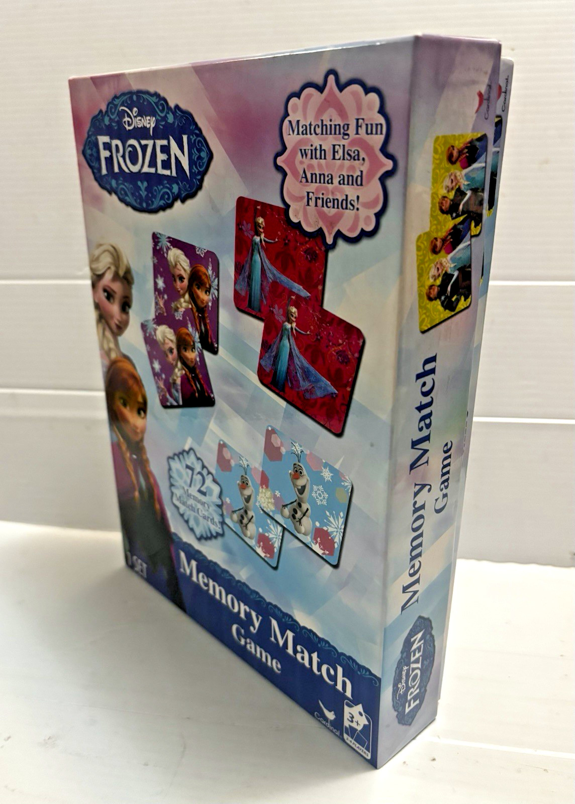 Disney Frozen Memory Match Game 72 Cards Elsa Anna Olaf Cardinal 28867 Fast Sh