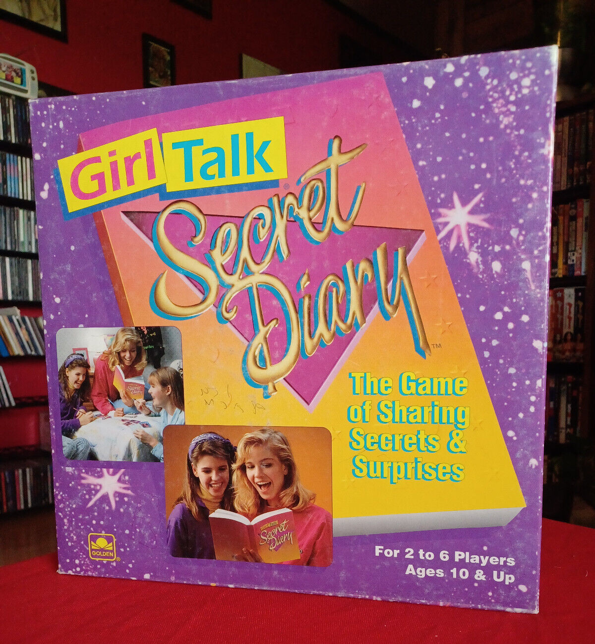 Girl Talk Secret Diary Board Game (Missing 2 Pencils, 15 Cards and 2 Pads)
